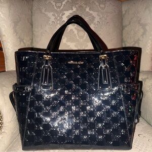 Michael Kors Shiny Black Tote Bag